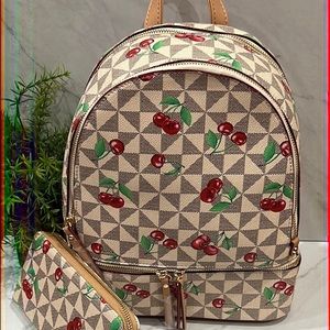 Classic Fashion Backpack with wallet